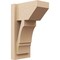 Ekena Millwork 8-in W x 12-in D x 20-in H Balboa Slat Rough Cedar Woodgrain TimberThane Outlooker, Primed Tan OUTUR080X12X20BOA24RCPR - alternate 1
